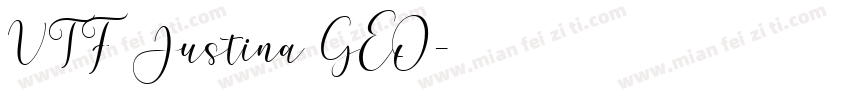 VTF Justina GEO字体转换